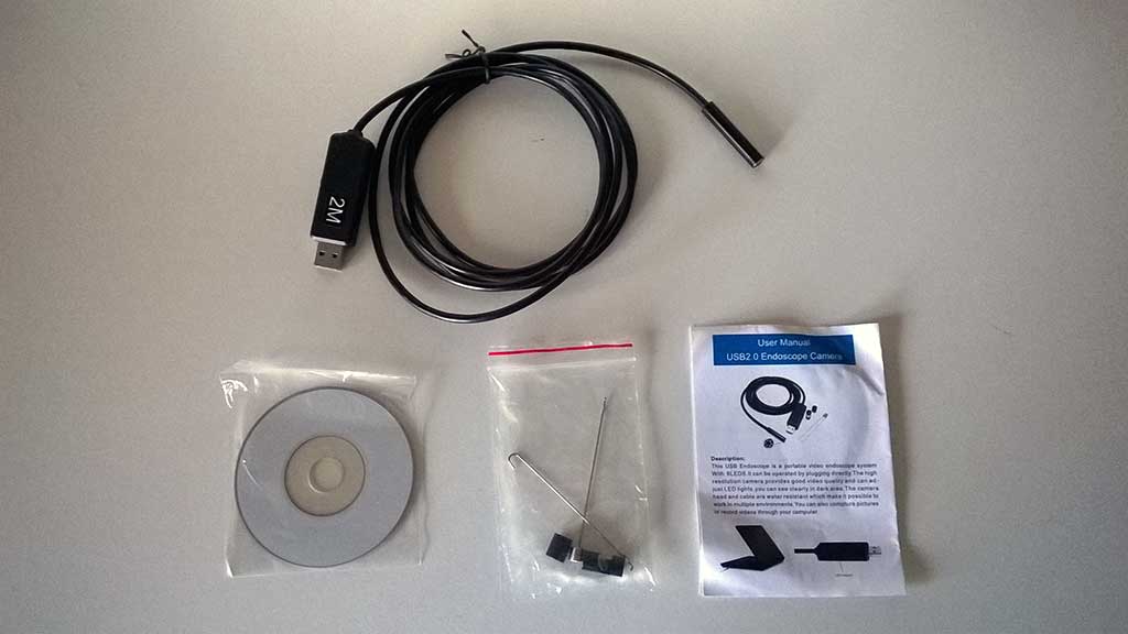 Review of cheap eBay / Aliexpress pipe inspection camera / endoscope / borescope