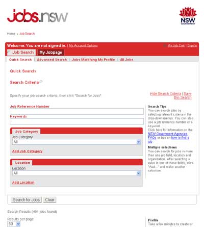 jobs.nsw job search